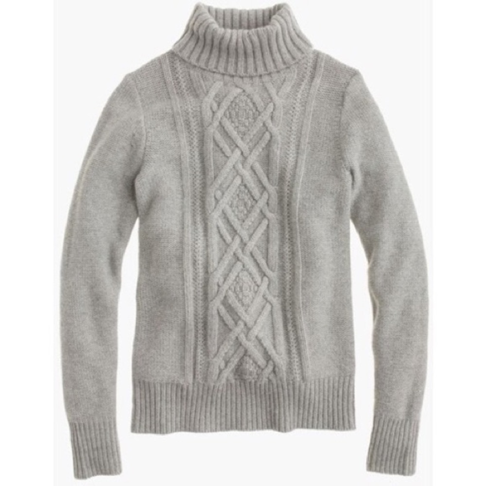 J. Crew Women’s Cambridge Cable Turtleneck